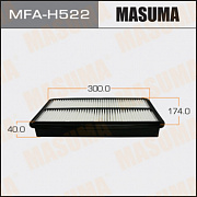 Фильтр воздушный MASUMA MFAH522 (preview)
