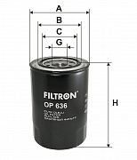 Фильтр масляный FILTRON OP636 (preview)