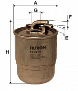 Фильтр топливный FILTRON PP8417 с датчиком воды (preview)