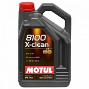 Моторное масло Motul 8100 X-clean + 5w-30 5л (preview)