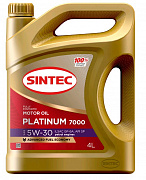 Моторное масло SINTEC PLATINUM 7000 SP/GF6-A 5w-30 4л (preview)