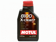 Моторное масло Motul 8100 X-clean + 5w-30 1л (preview)