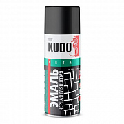 KUDO KU1002 Краска-спрей черная глянцевая 520мл (preview)