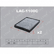 Фильтр салонный LYNX LAC1100C угольный _ (preview)