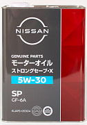 Моторное масло NISSAN STRONG SAVE-X 5w-30 SN/SP 4л ЖБ (preview)