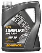 Моторное масло Mannol Longlife 504/507 5w-30 5л (preview)