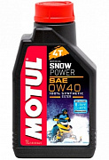Моторное масло Motul Snowpower  4T 0w-40 1л (preview)
