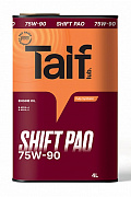 Масло трансмиссионное  TAIF SHIFT 75w-90 GL4/5 ПАО 4л (preview)