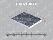 Фильтр салонный LYNX LAC1907C угольный (preview)